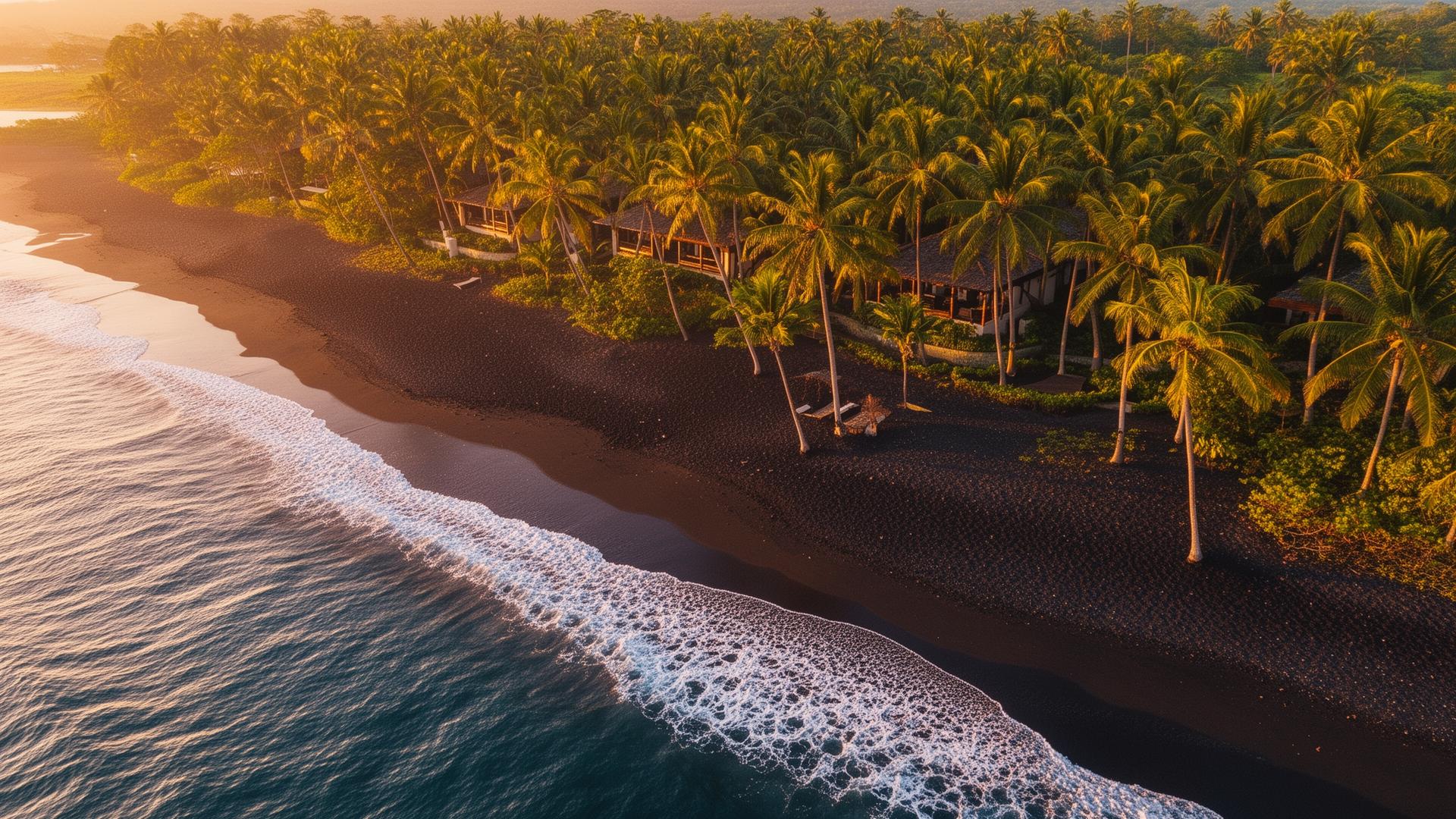 Mukul Resort beach at golden hour